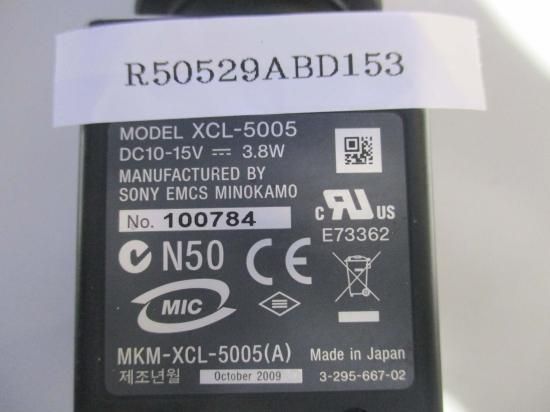 SONY 5MEGA CCD XCL-5005 500万画素カラーカメラ 中古 SONY 5MEGA CCD XCL-5005 CameraLink接続500万画素カラー