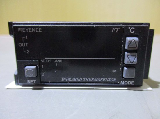 中古 KEYENCE INFRARED THERMOSENSOR FT-50A デジタル放射温度センサ - growdesystem