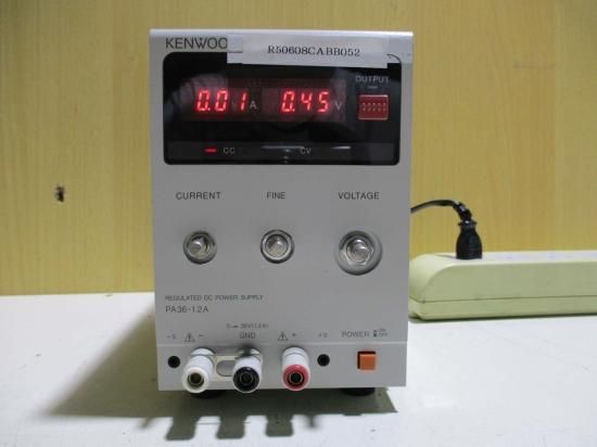 中古 KENWOOD REGULATEO DC POWERE SUPPLY PA36-1.2A 通電済み - growdesystem