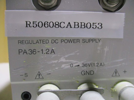 中古 KENWOOD REGULATEO DC POWERE SUPPLY PA36-1.2A 通電済み - growdesystem