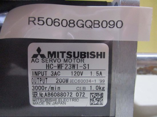 中古MITSUBISHI 三菱電機 HC-MF23W1-S1 モ－タ - growdesystem