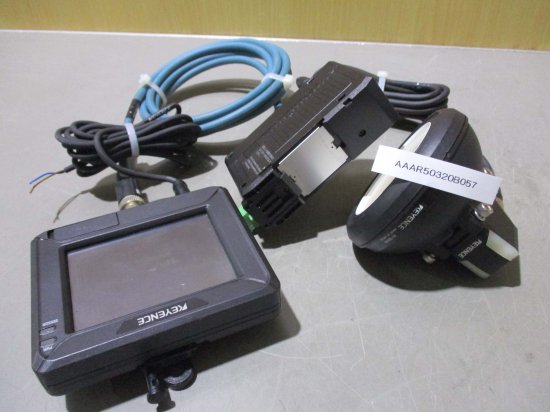 中古KEYENCE Monitor IV-M30 インテリジェントモニタ+IV-150MA 画像認識センサー - growdesystem