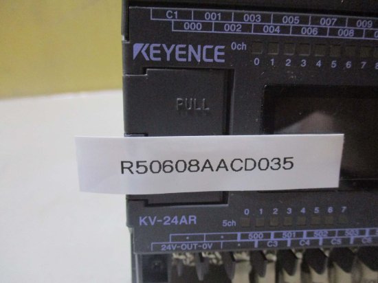 中古 EYENCE KV-24AR 表示機能内蔵パネル取付型PLC - growdesystem