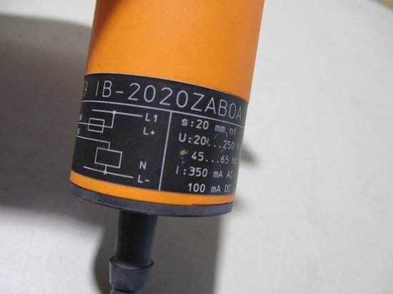 中古 ifm IB0119 IB-2020ZABOA 高周波誘導式近接センサ 2個 - growdesystem