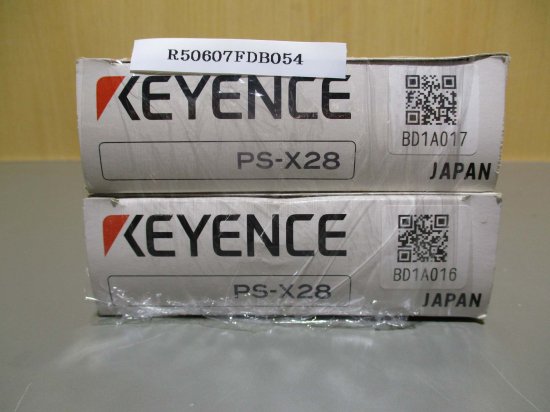 新古 KEYENCE PS-X28 光電センサ アンプユニット 2個 - growdesystem