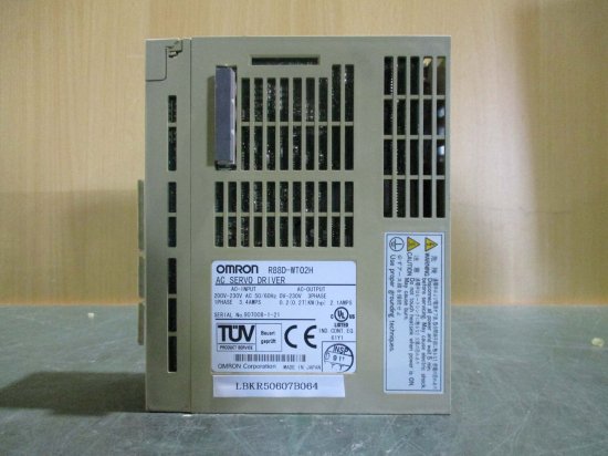 中古 OMRON AC SERVO DRIVER R88D-WT02H 200/230VAC サーボドライバ - growdesystem