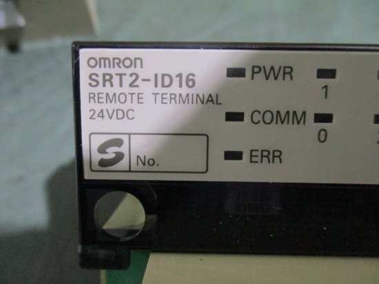 中古 OMRON REMOTE TERMINAL SRT2-ID16 / SRT2-OD16 リモートターミナル 2個セット -  growdesystem