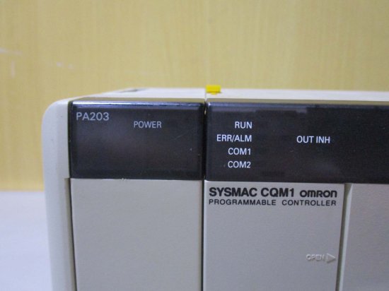 中古 OMRON SYSMAC CQM1 PA203 CPU41-V1 OCH ID213*2 OD212 - growdesystem