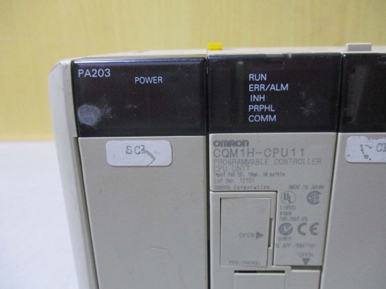 中古 OMRON CPU UNIT CQM1H-CPU11/PA203/OCH OD212 - growdesystem