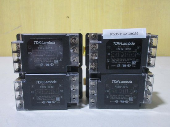 中古 TDK RSEN-2010 電源ライン用EMCフィルタ [4個セット] - growdesystem