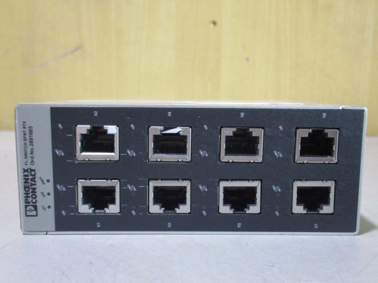 中古 Phoenix Contact FL SWITCH SFNT 8TX - Industrial Ethernet Switch 2891005  産業用イーサネットスイッチ - growdesystem