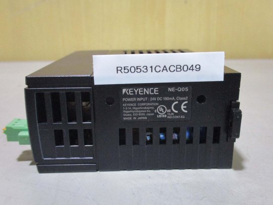 中古 KEYENCE NE-Q05 EtherNet/IP対応イーサネットスイッチ5ポート - growdesystem