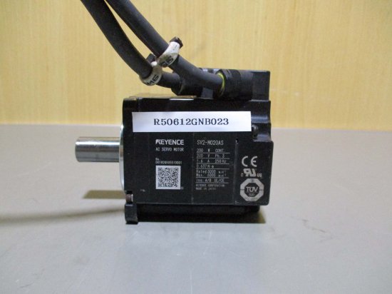 中古 KEYENCE AC SERVO MOTOR SV2-M020AS AC サーボモーター 200W - growdesystem