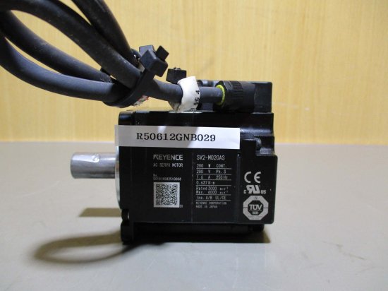 中古 KEYENCE AC SERVO MOTOR SV2-M020AS AC サーボモーター 200W - growdesystem