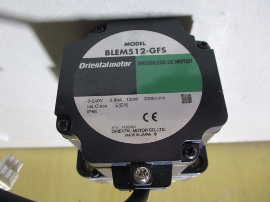 中古 ORIENTAL MOTOR BRUSHLESS DC MOTOR BLEM512-GFS/GEAR HEAD GFS5G15 -  growdesystem