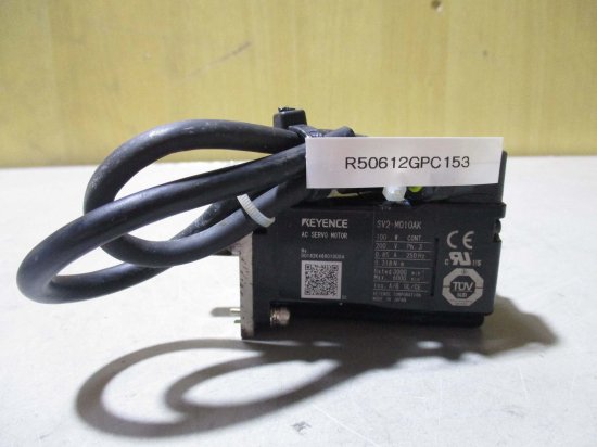 中古 KEYENCE AC SERVO MOTOR SV2-M010AK AC サーボモーター 100W - growdesystem