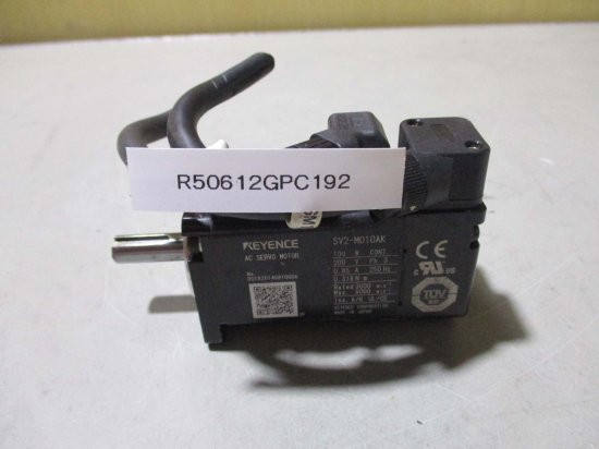 中古 KEYENCE AC SERVO MOTOR SV2-M010AK AC サーボモーター 100W - growdesystem