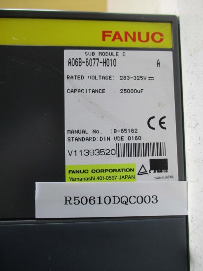 中古 FANUC A06B-6077-H010 サブモジュール - growdesystem