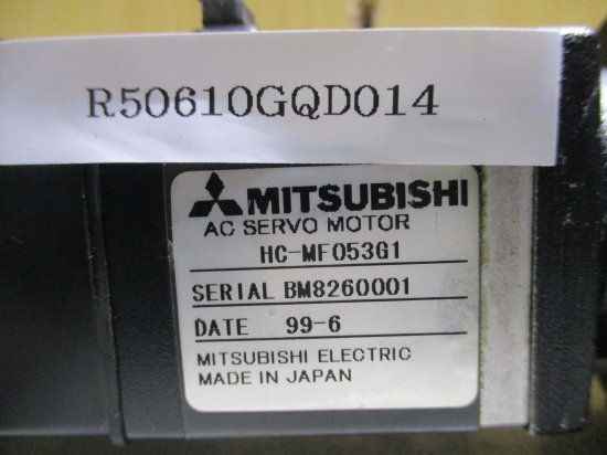 中古 MITSUBISHI HC-MF053G1 ACサーボモータ - growdesystem