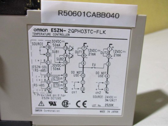 中古 Omron E5ZN-2QPH03TC-FLK モジュール型温度調節器 - growdesystem