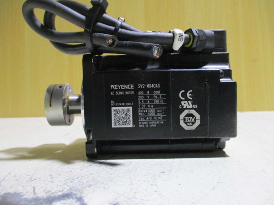 中古 KEYENCE AC SERVO MOTOR SV2-M040AS AC サーボモーター 400W - growdesystem