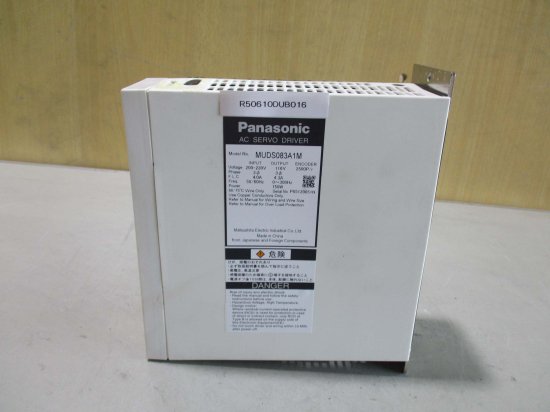 中古 Panasonic AC SERVO DRIVER MUDS083A1M サーボドライバ - growdesystem