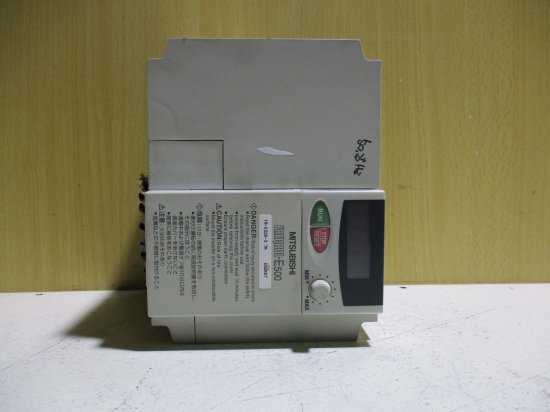 中古 Mitsubishi INVERTER FR-E520-3.7K インバータ 3.7kW - growdesystem