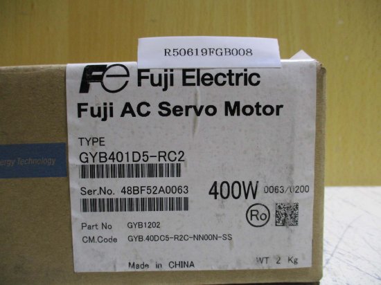 新古 Fuji Electric GYB401D5-RC2 Servo Motor 400W - growdesystem