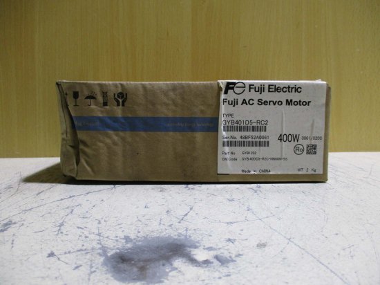 新古 Fuji Electric GYB401D5-RC2 Servo Motor 400W - growdesystem