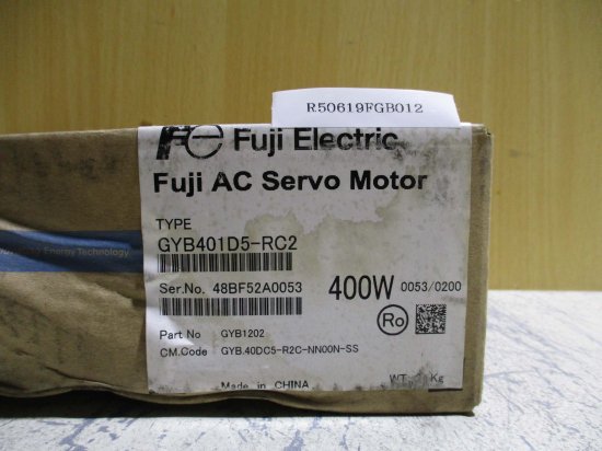 新古 Fuji Electric GYB401D5-RC2 Servo Motor 400W - growdesystem