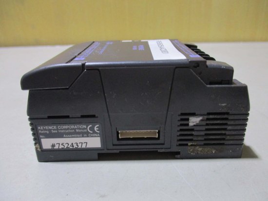 中古 KEYENCE 表示機能内蔵パネル取付型PLC KV-E16R [2個セット] - growdesystem