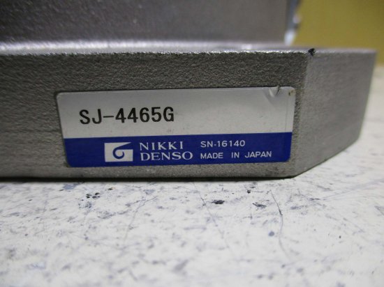 中古 NIKKI DENSO SJ-4465G NMR-SEMJA2A-791AP NSR-RVSNANACAZZ2A-00  高剛性ダイレクトドライブモータ - growdesystem