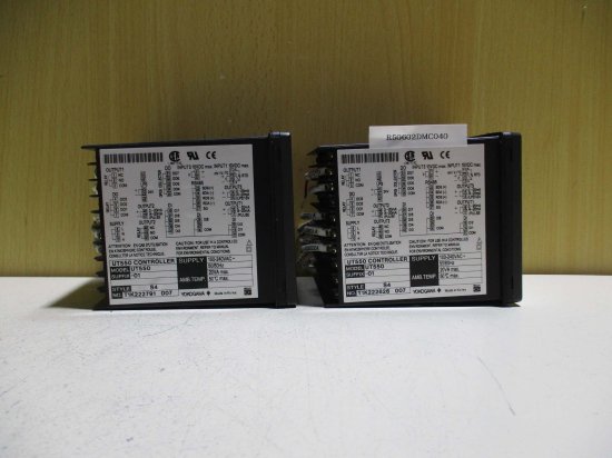 中古 YOKOGAWA CONTROLLER UT550 デジタル指示調節計 100-240VAC 2個 - growdesystem