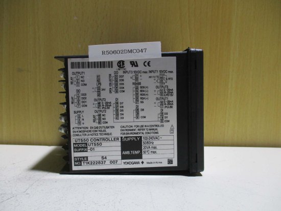 中古 YOKOGAWA CONTROLLER UT550 デジタル指示調節計 100-240VAC 2個 - growdesystem