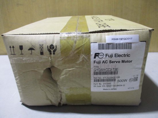 新古 Fuji Electric GYG501CC2-T2E AC Servo Motor 500W - growdesystem