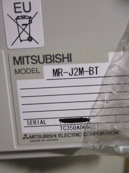 新古 MITSUBISHI MR-J2M-BT サーボドライブ - growdesystem