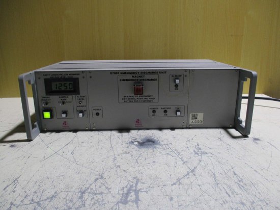 中古 Magnex E5011 LIQUID HELIUM MONITOR E7001 Emergency Discharge UNIT ユニット  通電OK - growdesystem