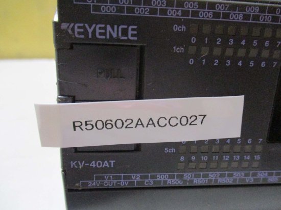 中古KEYENCE PLC KV-40AT 表示機能内蔵超小型PLC - growdesystem