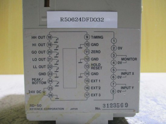 中古 KEYENCE RD-50R アナログコントローラ - growdesystem
