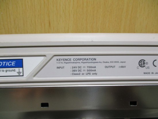 中古 KEYENCE SJ-E036H ハイブリッド型超高速センシングイオナイザ 4セット - growdesystem