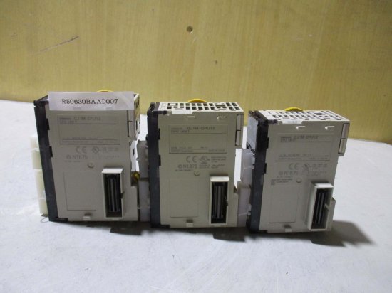 中古 OMRON CPU UNIT CJ1M-CPU12 CPU ユニット 3セット - growdesystem