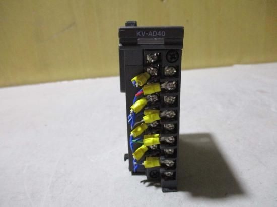 中古 KEYENCE ANALOG INPUT MODULE KV-AD40 - growdesystem
