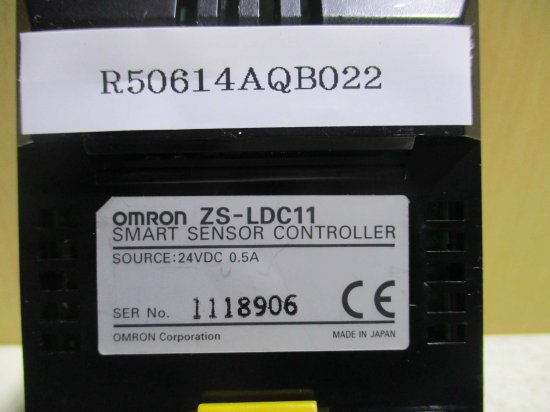 中古 OMRON SMART SENSOR CONTROLLER ZS-LDC11 スマートセンサコントローラ - growdesystem