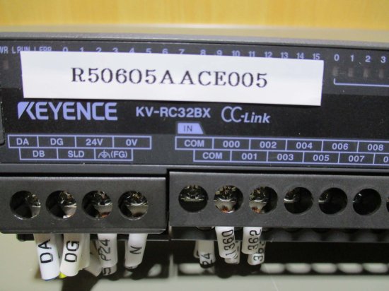 中古 KEYENCE KV-RC32BX プログラマブルコントローラ アナログ入力ユニット [2個セット] - growdesystem