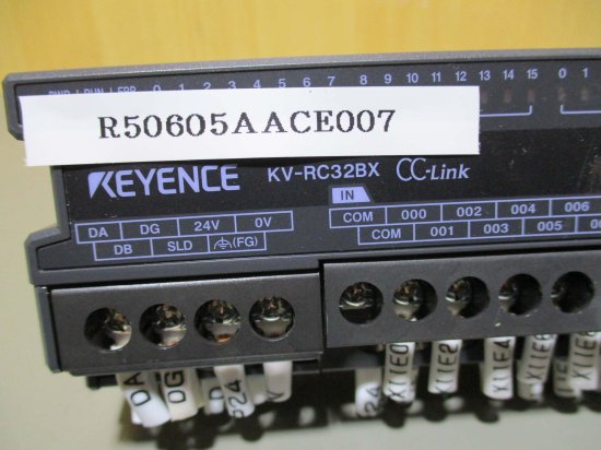 中古 KEYENCE KV-RC32BX プログラマブルコントローラ アナログ入力ユニット [2個セット] - growdesystem