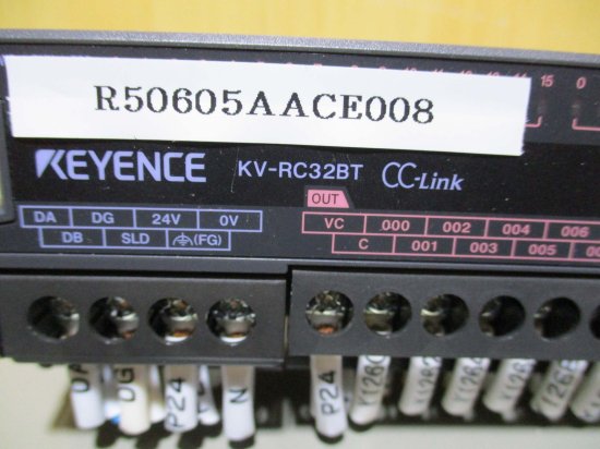 中古 KEYENCE KV-RC32BT CC-Link プログラマブルコントローラ アナログ入力ユニット [2個セット] - growdesystem