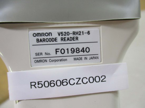 中古 omron V520-RH21-6 バーコードリーダ/V509-W016 BCR CABLE - growdesystem