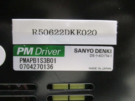 中古 SANYO DENKI PM DRIVER PMAPB1S3B01 ステッピングモータドライバ - growdesystem