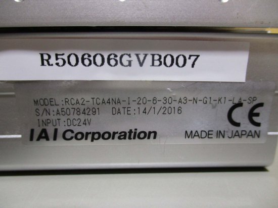 中古 IAI RCA2-TCA4NA-I-20-6-30-A3-N-G1-K1-LA-SP ロボシリンダ テーブルタイプ - growdesystem