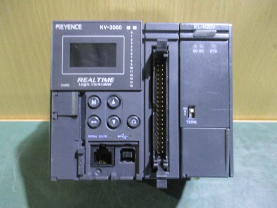 中古 KEYENCE KV-3000/KL-N20V Realtime Logic Controller - growdesystem